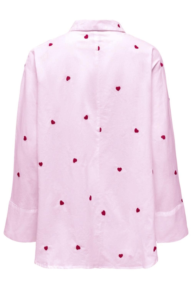 ONLNEW LINA GRACE LS EMB SHIRT NOOS 15283743 ROSEATE SPOONBI